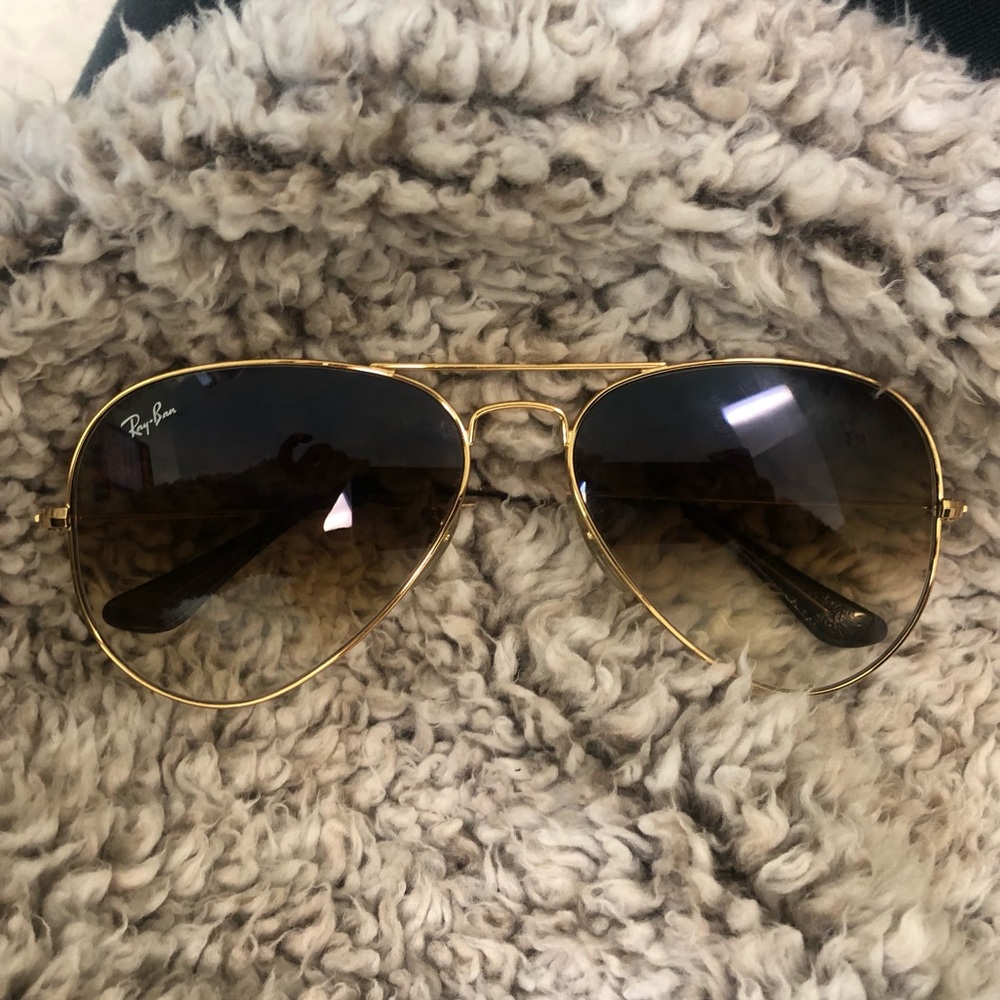 Ray ban gradient aviators